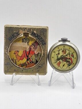 1935 Ingraham Buck Rogers Pocket Watch & Box